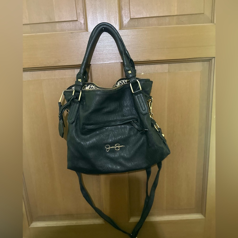 Jessica Simpson - Black Leather Handbag